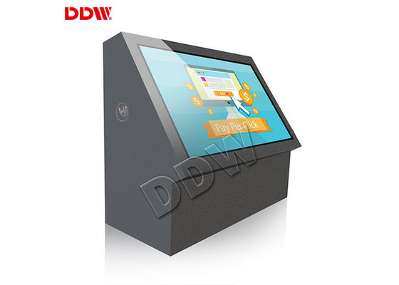 55 inç Dışarıdaki IP65 Su geçirmez Yer Standı dokunmatik ekran Kiosk Reklam Ekranları Android 6.1 işletim sistemi DDW-ADO5501SN