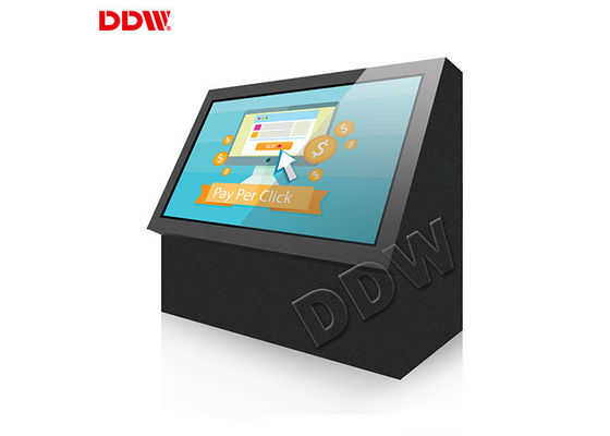 55 inç Dışarıdaki IP65 Su geçirmez Yer Standı dokunmatik ekran Kiosk Reklam Ekranları Android 6.1 işletim sistemi DDW-ADO5501SN