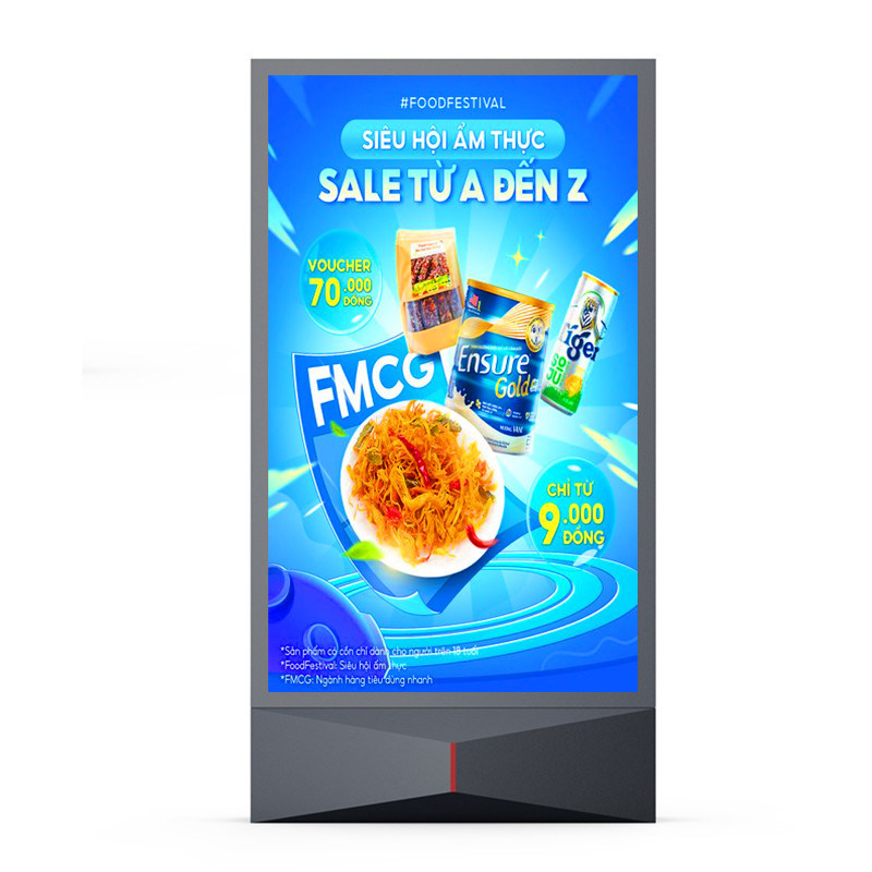 Kolay kurulum IP65 su geçirmez P4 P5 P6 P8 P10 mupi dijital LED dijital işaretleme ekranı