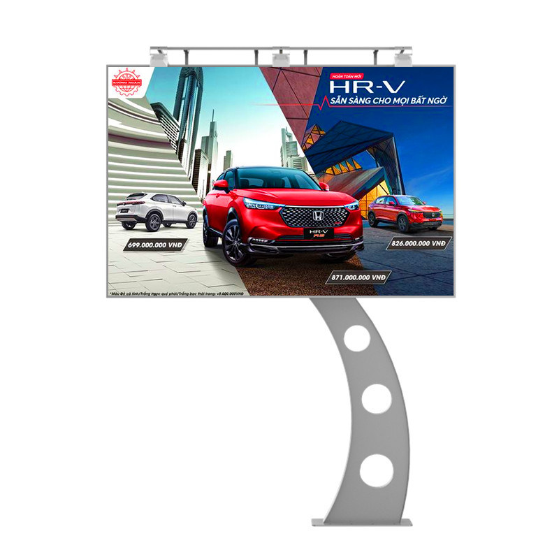 Yüksek parlaklık 8000nits IP65 p6 LED dijital çift taraflı ekran reklam panosu açık hava reklam led video duvarı